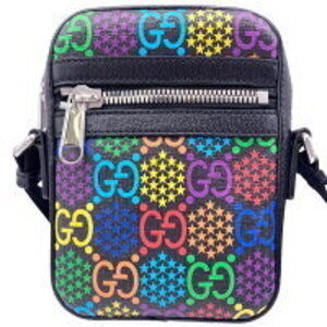 Gucci MK GG Multicolor Leather Psychedelic Bag Messenger Shoulder